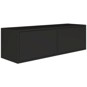 wohnli-moebel-suche-TV-Board-mit-2-Klappen-Schwarz-100-cm Wohnli Möbelsuche - TV-Board mit 2 Klappen