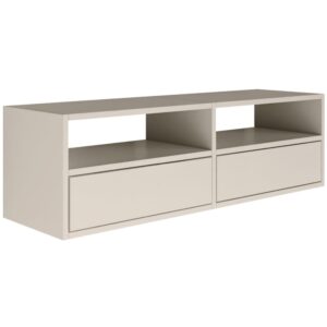 wohnli-moebel-suche-TV-Board-mit-2-Klappen-und-Ablagen-Kaschmirgrau-100-cm Wohnli Möbelsuche - TV-Board mit 2 Klappen und Ablagen