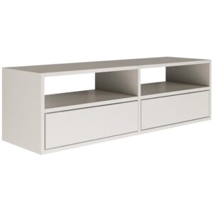 wohnli-moebel-suche-TV-Board-mit-2-Klappen-und-Ablagen-Weiss-100-cm Wohnli Möbelsuche - TV-Board mit 2 Klappen und Ablagen