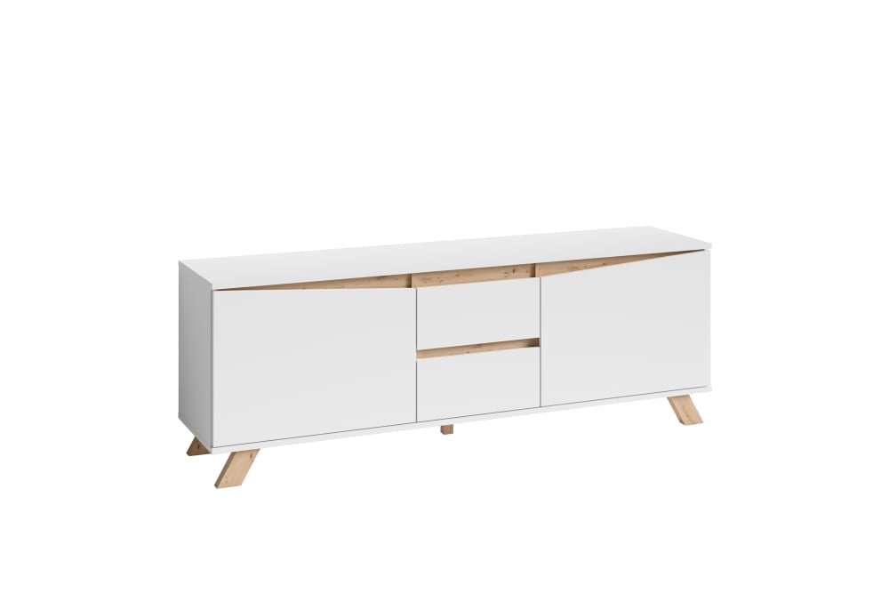 wohnli-moebel-suche-TV-Board-mit-2-Tueren-und-2-Schubkaesten-B-160-H-60-T-38-cm-weiss Wohnli Möbelsuche - TV-Board mit 2 Türen und 2 Schubkästen