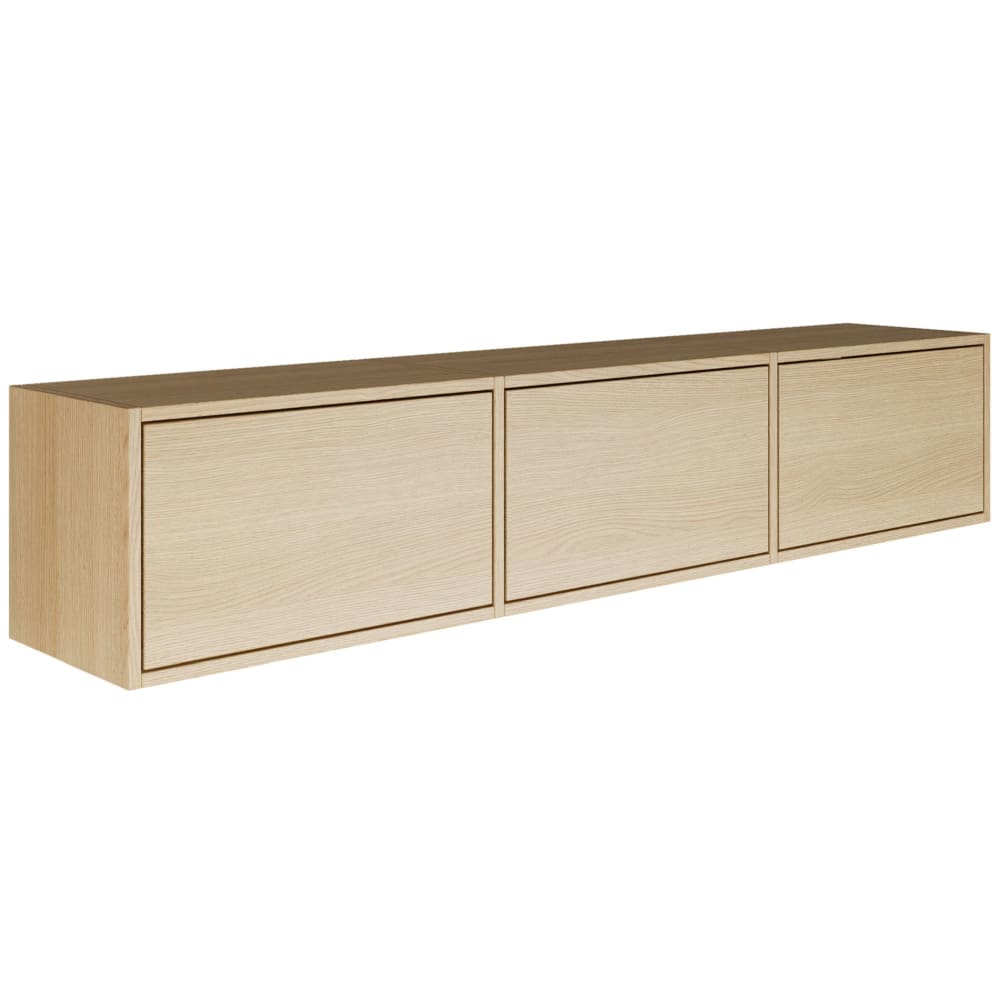 wohnli-moebel-suche-TV-Board-mit-3-Klappen-Holzoptik-Eiche-150-cm Wohnli Möbelsuche - TV-Board mit 3 Klappen