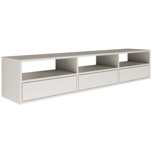 wohnli-moebel-suche-TV-Board-mit-3-Klappen-und-Ablagen-Weiss-150-cm Wohnli Möbelsuche - TV-Board mit 3 Klappen und Ablagen