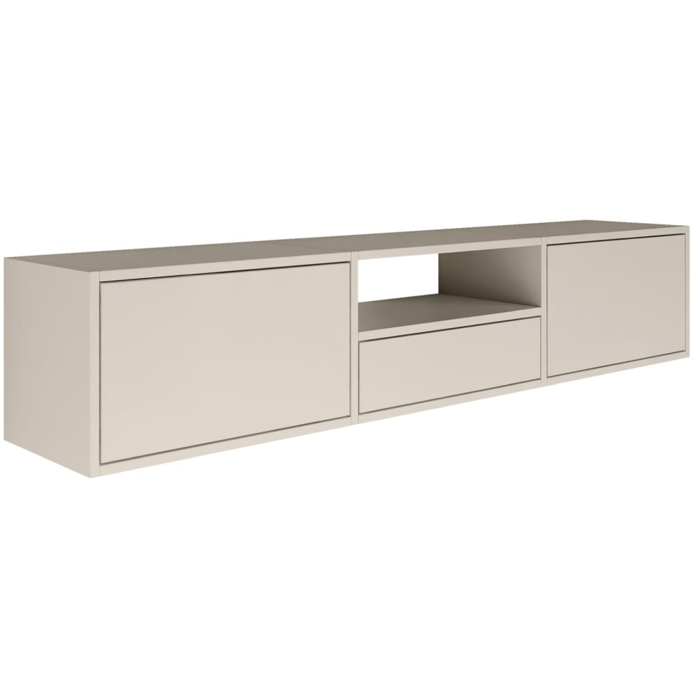 wohnli-moebel-suche-TV-Board-mit-3-Klappen-und-einer-Ablage-Kaschmirgrau-150-cm Wohnli Möbelsuche - TV-Board mit 3 Klappen und einer Ablage