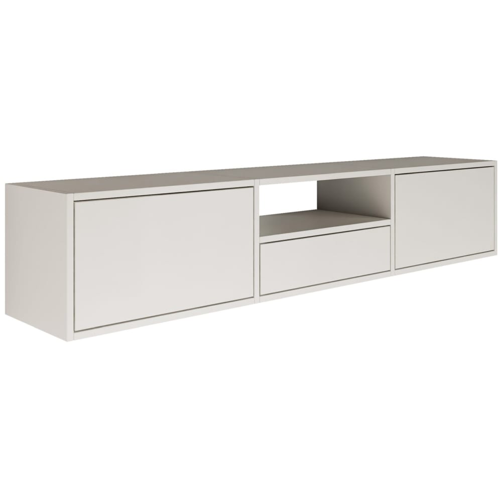 wohnli-moebel-suche-TV-Board-mit-3-Klappen-und-einer-Ablage-Weiss-150-cm Wohnli Möbelsuche - TV-Board mit 3 Klappen und einer Ablage