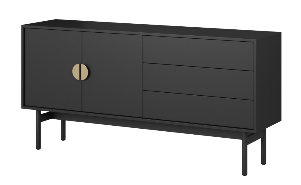 wohnli-moebel-suche-TV-Element-mit-3-Schubladen-schwarz Wohnli Möbelsuche - TV-Element mit 3 Schubladen