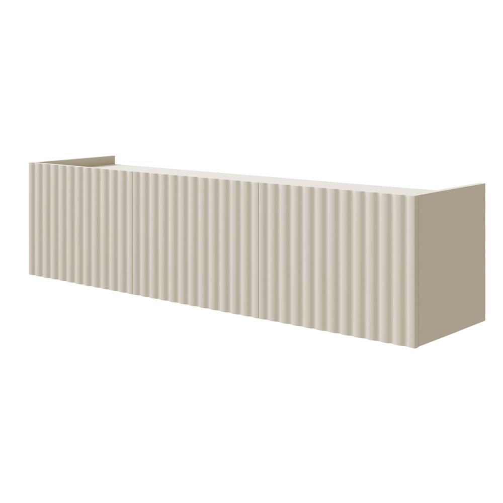 wohnli-moebel-suche-TV-Haengeboard-3-tuerig-Greige-144-cm Wohnli Möbelsuche - TV-Hängeboard 3-türig