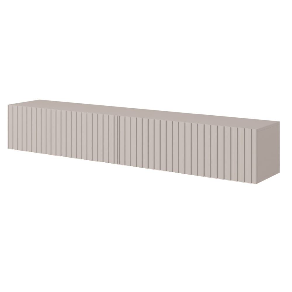 wohnli-moebel-suche-TV-Haengeboard-greige-mit-Lamellenfront-175-cm Wohnli Möbelsuche - TV-Hängeboard