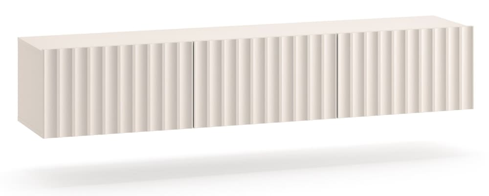 wohnli-moebel-suche-TV-Haengeboard-mit-geriffelten-Fronten-hellbeige-170-cm Wohnli Möbelsuche - TV-Hängeboard mit geriffelten Fronten