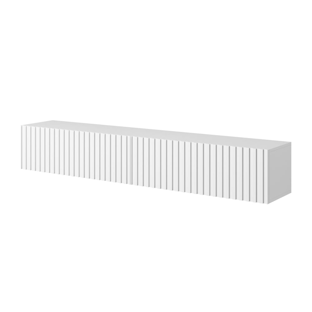 wohnli-moebel-suche-TV-Haengeboard-weiss-mit-Lamellenfront-175-cm Wohnli Möbelsuche - TV-Hängeboard