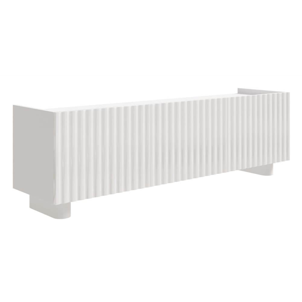 wohnli-moebel-suche-TV-Lowboard-3-tuerig-Weiss-Hochglanz-144-cm Wohnli Möbelsuche - TV-Lowboard 3-türig