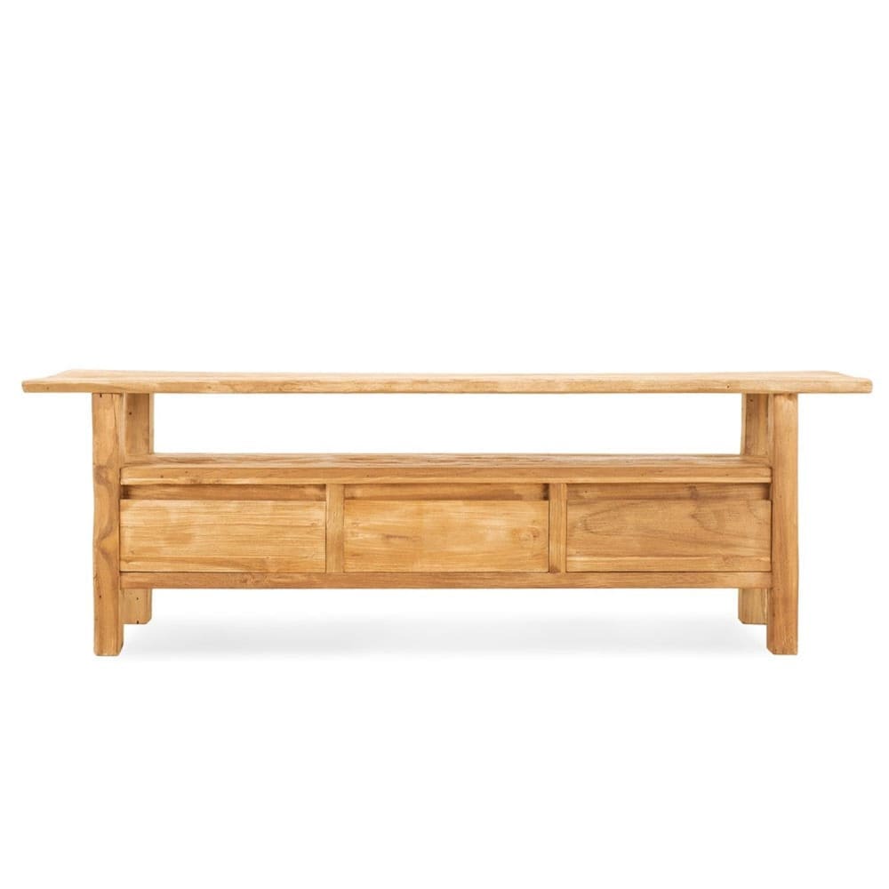 wohnli-moebel-suche-TV-Lowboard-Blora-150cm-aus-Teakholz-Hellbraun Wohnli Möbelsuche - TV-Lowboard Blora 150cm aus Teakholz