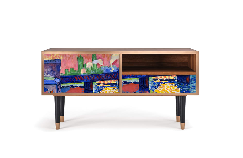 wohnli-moebel-suche-TV-Lowboard-bunt-mit-1-Schublade-und-1-Tuer-L-115-cm Wohnli Möbelsuche - TV Lowboard bunt mit 1 Schublade und 1 Tür L 115 cm