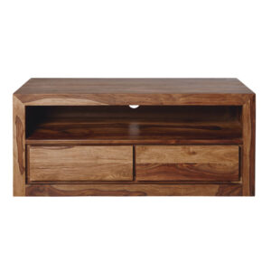 Wohnli Möbelsuche - TV-Lowboard mit 2 Schubladen aus massivem Sheeshamholz