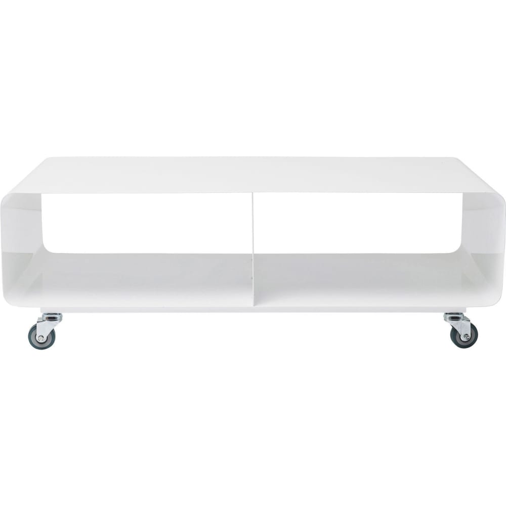 wohnli-moebel-suche-TV-Lowboard-mit-Rollen-aus-Stahl-weiss Wohnli Möbelsuche - TV-Lowboard mit Rollen aus Stahl
