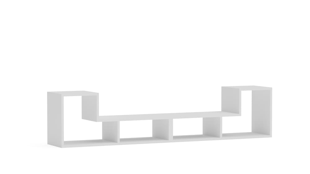 Wohnli Möbelsuche - TV Lowboard mit offenen Regalen spezielles Design