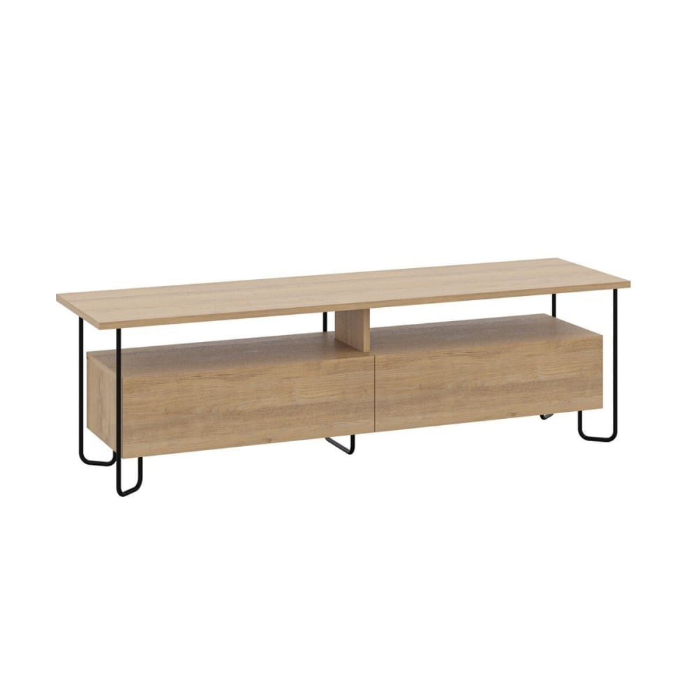 wohnli-moebel-suche-TV-Moebel-2-Tueren-mit-Metallfuessen-B150-cm-DILLY-Dekor-Eiche Wohnli Möbelsuche - TV-Möbel 2 Türen mit Metallfüßen B150 cm - DILLY - Dekor Eiche