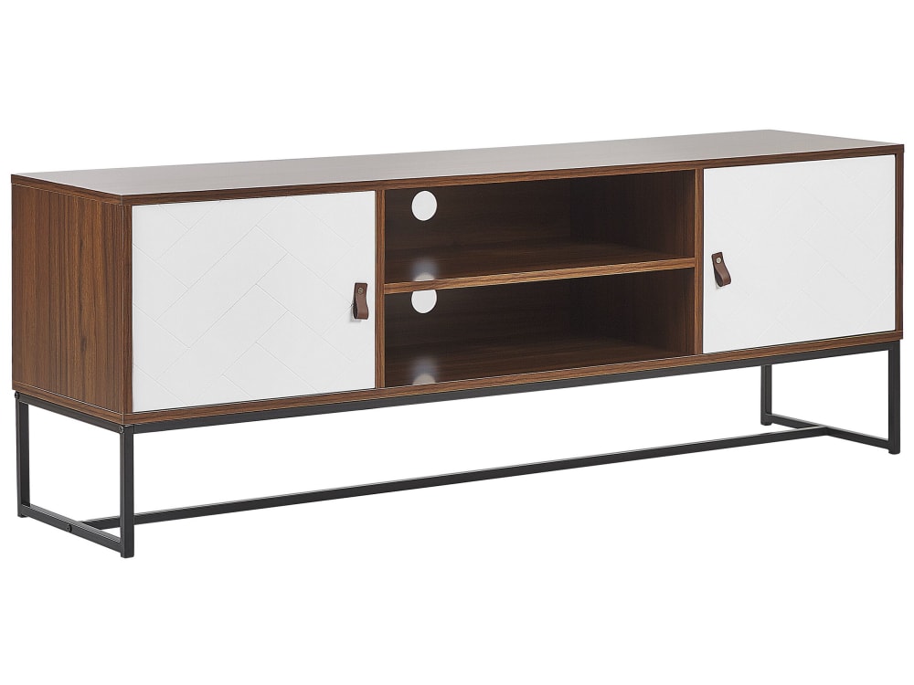 wohnli-moebel-suche-TV-Moebel-Dunkelbraun-Weiss Wohnli Möbelsuche - TV-Möbel Dunkelbraun Weiß