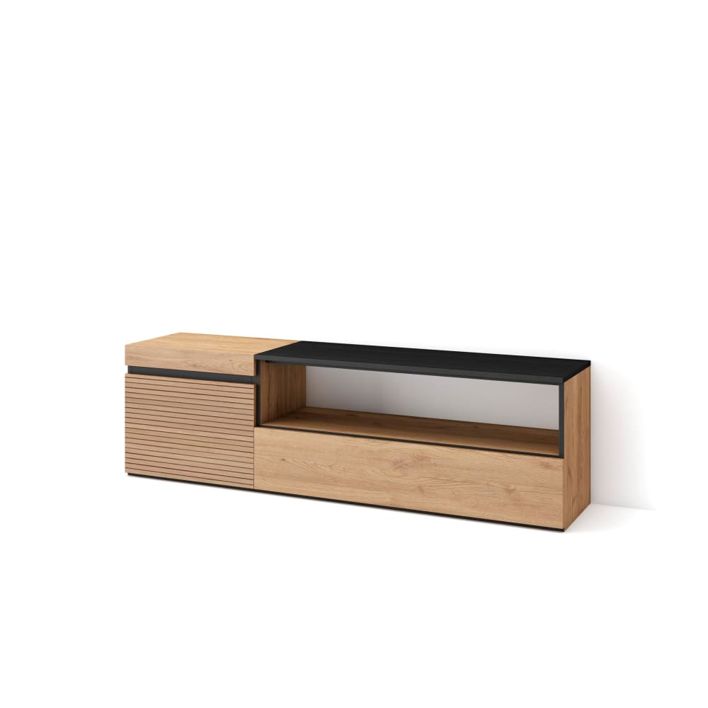 wohnli-moebel-suche-TV-Moebel-Holzeffekt-150x35x45cm-Eiche Wohnli Möbelsuche - TV-Möbel Holzeffekt 150x35x45cm Eiche