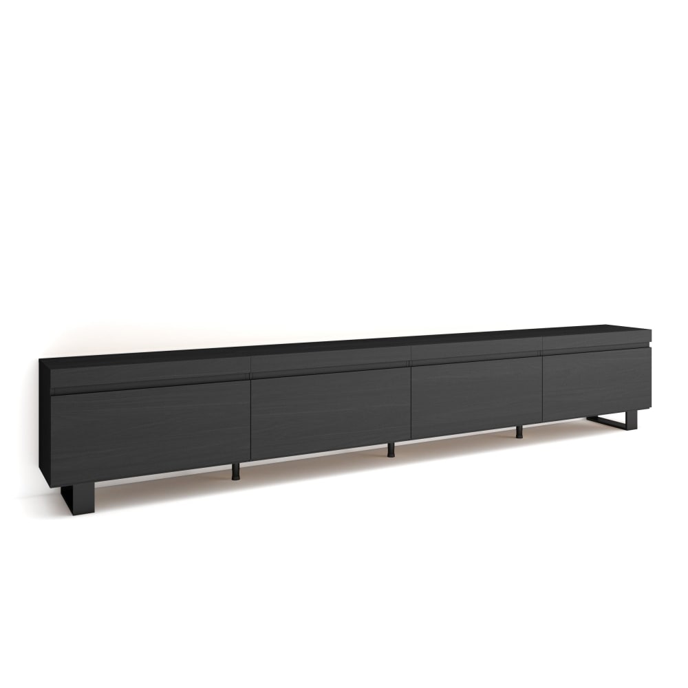 wohnli-moebel-suche-TV-Moebel-Holzeffekt-mit-Beinen-320x35x57cm-Schwarz Wohnli Möbelsuche - TV-Möbel Holzeffekt mit Beinen 320x35x57cm Schwarz