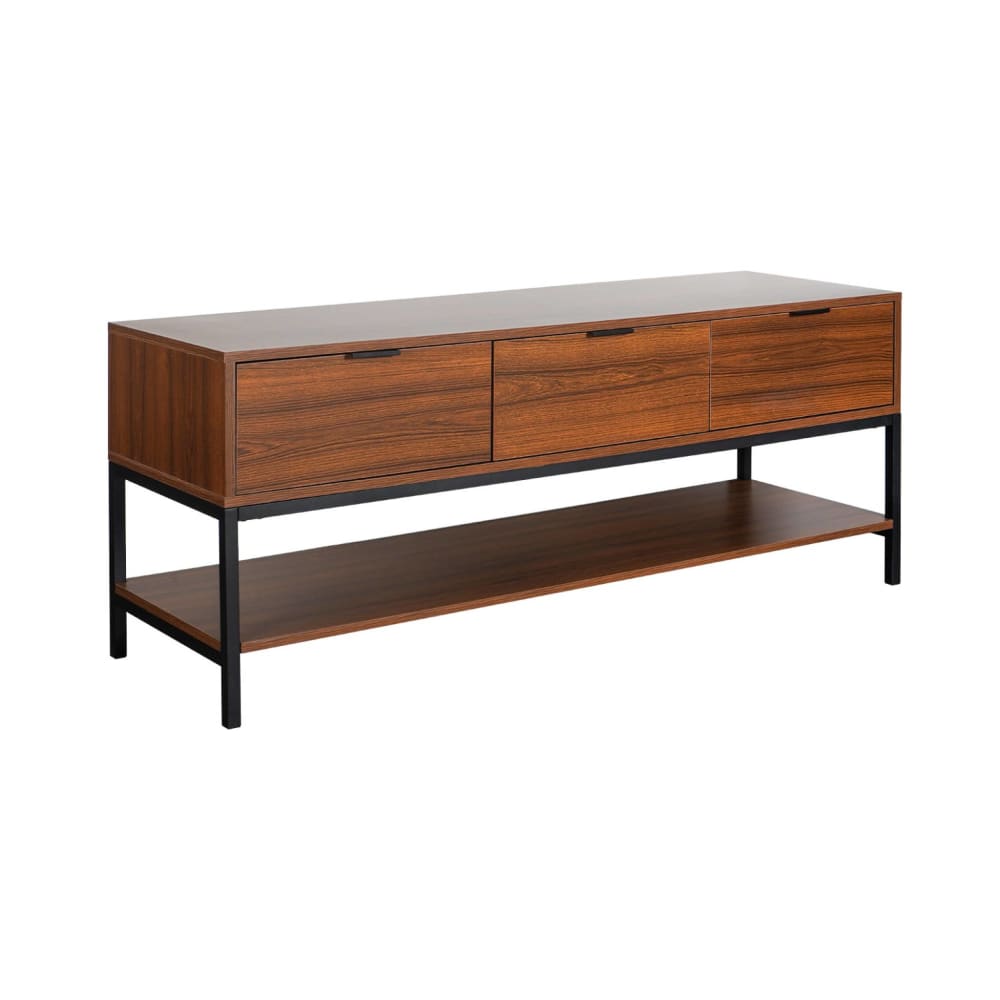 wohnli-moebel-suche-TV-Moebel-Nussbaumholzdekor-3-Schubladen-und-1-Regal Wohnli Möbelsuche - TV-Möbel Nussbaumholzdekor 3 Schubladen und 1 Regal