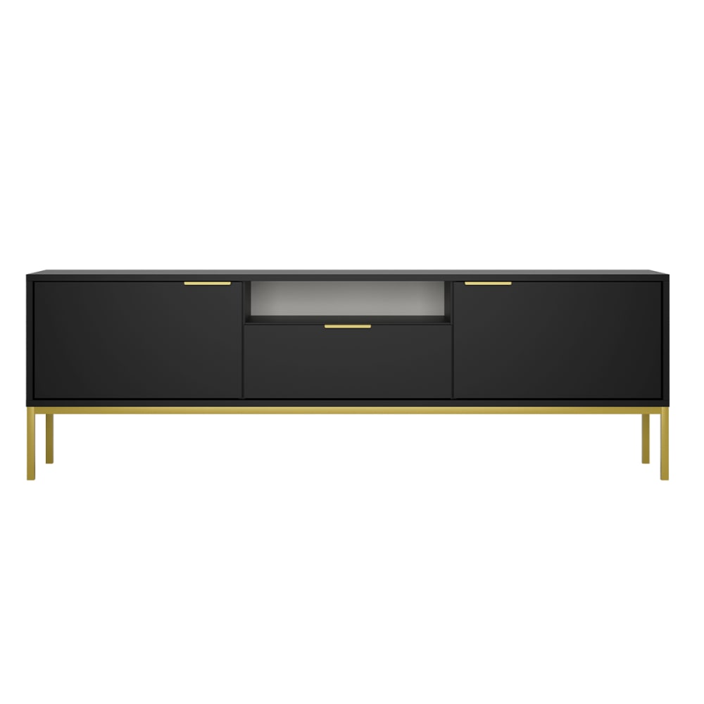 wohnli-moebel-suche-TV-Moebel-Schwarz-175cm Wohnli Möbelsuche - TV-Möbel