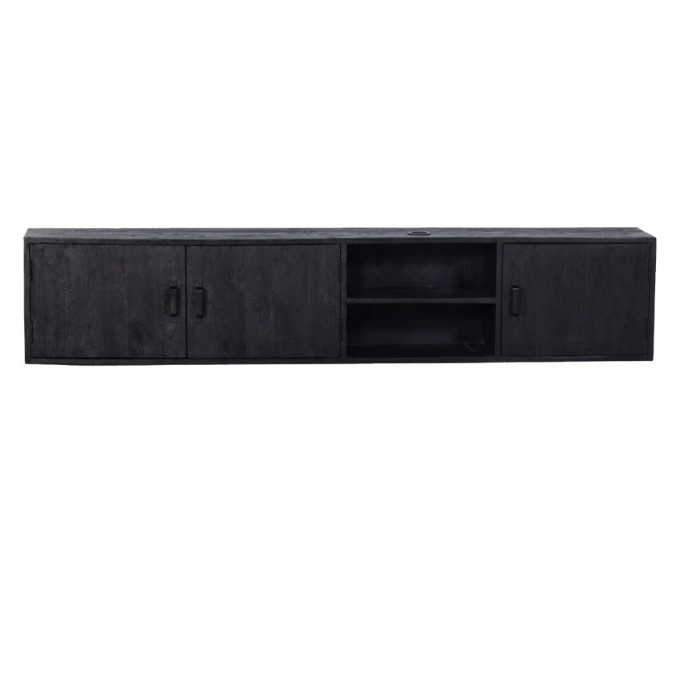 wohnli-moebel-suche-TV-Moebel-Schwebend-aus-Mangoholz-200cm-schwarz Wohnli Möbelsuche - TV-Möbel Schwebend aus Mangoholz 200cm