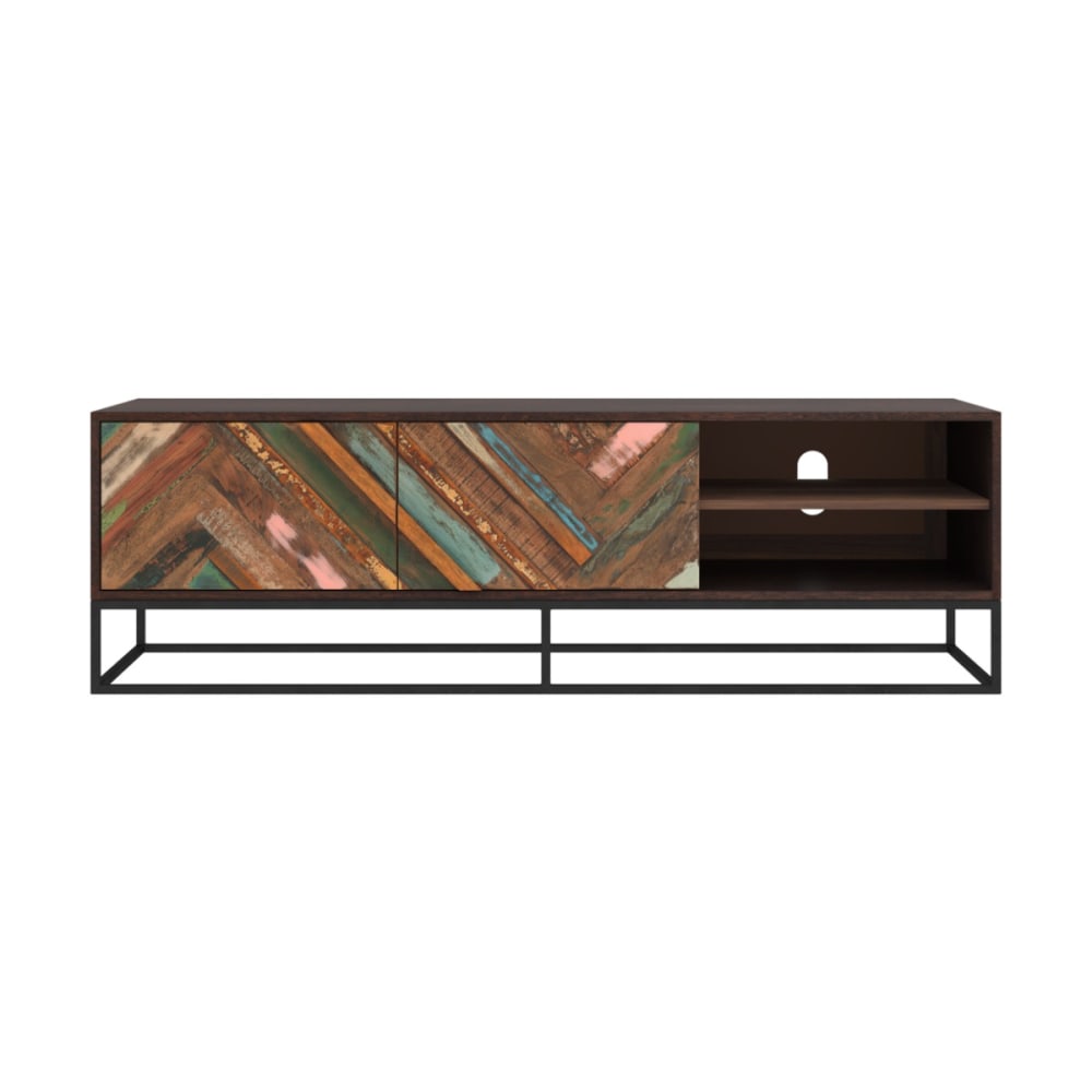 wohnli-moebel-suche-TV-Moebel-aus-Akazienholz-und-recyceltem-Holz-145cm Wohnli Möbelsuche - TV-Möbel aus Akazienholz und recyceltem Holz