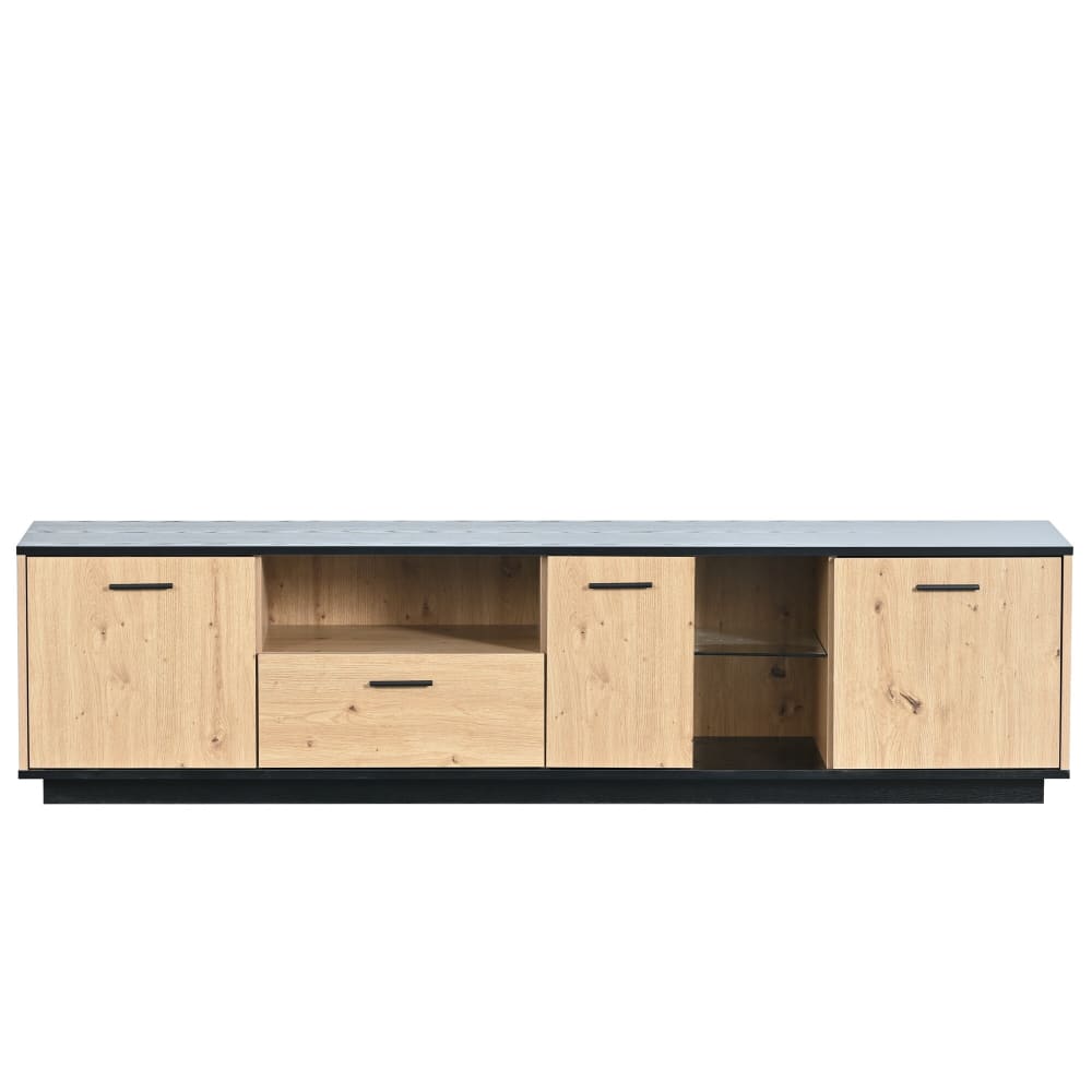wohnli-moebel-suche-TV-Moebel-in-Holzoptik-mit-15-LED-Beleuchtungsfarben-Beige Wohnli Möbelsuche - TV-Möbel in Holzoptik mit 15 LED-Beleuchtungsfarben