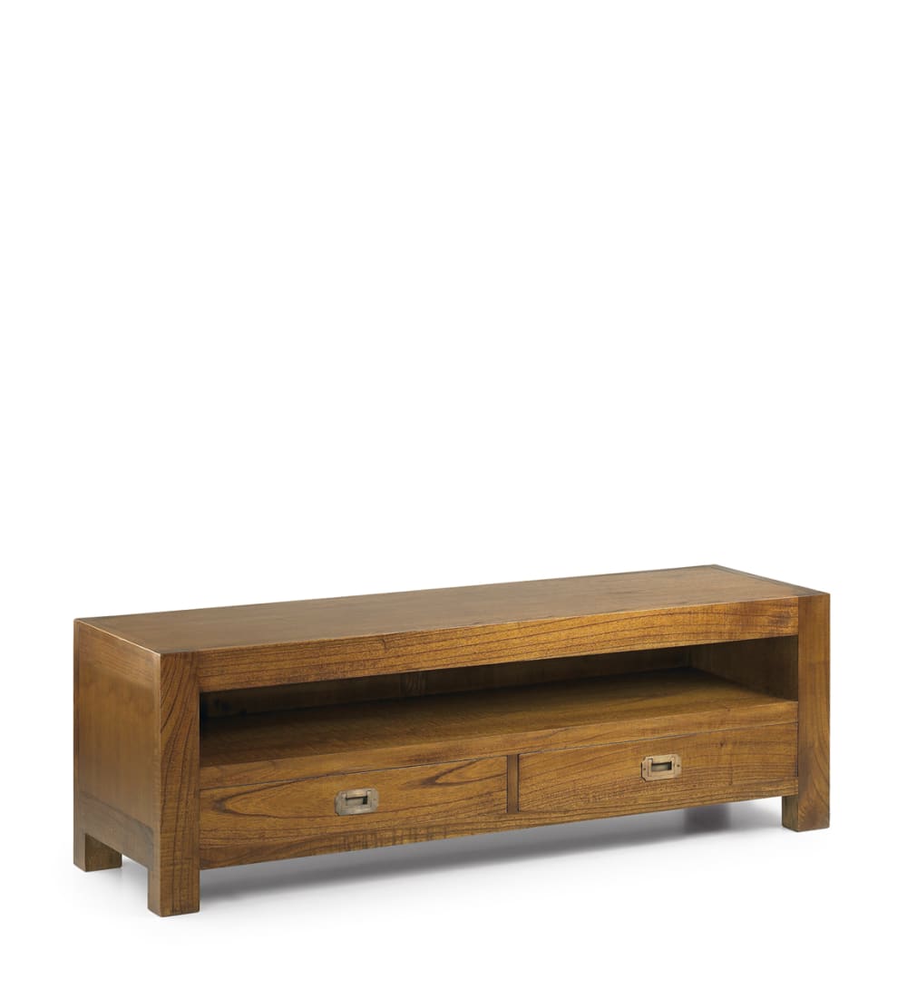 wohnli-moebel-suche-TV-Moebel-mit-2-Schubladen-aus-Holz-L-130-cm-braun Wohnli Möbelsuche - TV-Möbel mit 2 Schubladen aus Holz