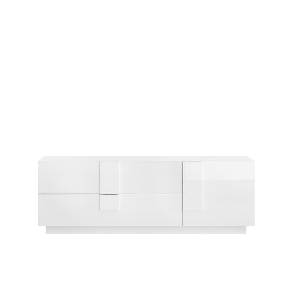 wohnli-moebel-suche-TV-Moebel-mit-2-Schubladen-und-1-Tuer-L182-cm-Weiss Wohnli Möbelsuche - TV-Möbel mit 2 Schubladen und 1 Tür L182 cm - Weiß