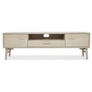 Wohnli Möbelsuche - TV-Möbel mit 2 Türen aus Massiveiche Eichefarben