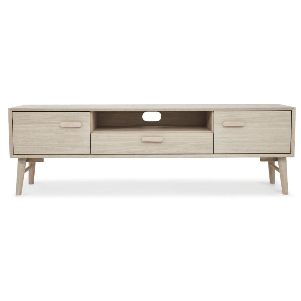 Wohnli Möbelsuche - TV-Möbel mit 2 Türen aus Massiveiche Eichefarben