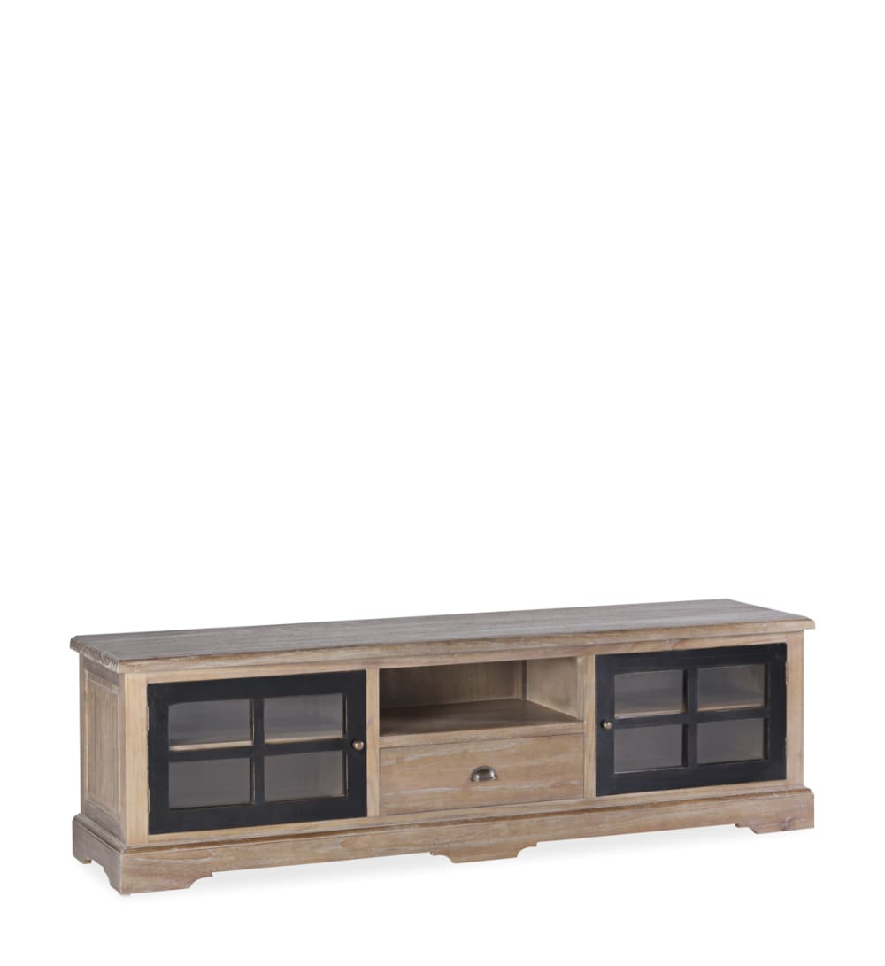 wohnli-moebel-suche-TV-Moebel-mit-2-Tueren-und-1-Schublade-aus-Holz-L-170-cm-zweifarbig Wohnli Möbelsuche - TV-Möbel mit 2 Türen und 1 Schublade aus Holz