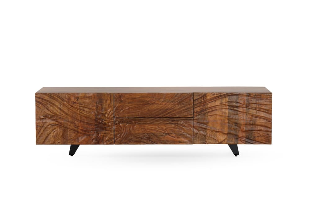 wohnli-moebel-suche-TV-Moebel-mit-2-Tueren-und-2-Schubladen-aus-massivem-Mangoholz Wohnli Möbelsuche - TV-Möbel mit 2 Türen und 2 Schubladen aus massivem Mangoholz