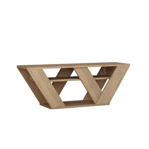 Wohnli Möbelsuche - TV-Möbel mit 3 Regale L110 cm - Dekor Eiche