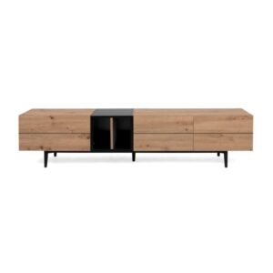 wohnli-moebel-suche-TV-Moebel-mit-3-Tueren-und-2-Ablagen-L195-cm-Holzdekor Wohnli Möbelsuche - TV-Möbel mit 3 Türen und 2 Ablagen L195 cm - Holzdekor