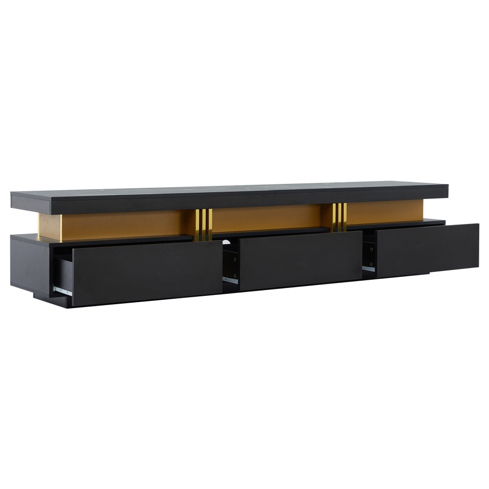 wohnli-moebel-suche-TV-Moebel-mit-3-goldenen-Schubladen-schwarz Wohnli Möbelsuche - TV-Möbel mit 3 goldenen Schubladen