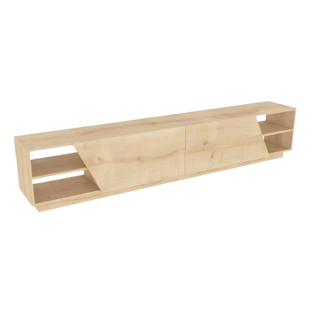 wohnli-moebel-suche-TV-Moebel-mit-4-Regale-2-Tueren-L240-cm-Dekor-Eiche Wohnli Möbelsuche - TV-Möbel mit 4 Regale 2 Türen L240 cm - Dekor Eiche