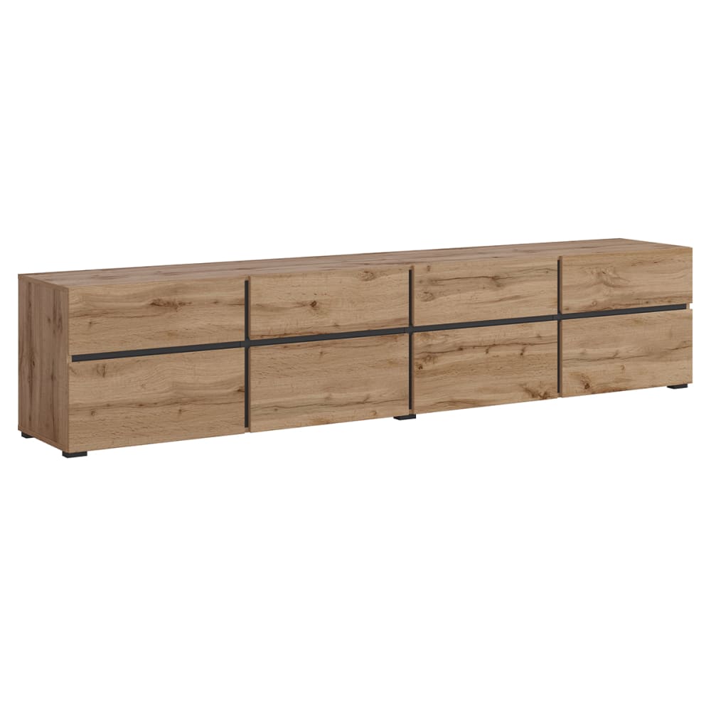 wohnli-moebel-suche-TV-Moebel-mit-4-Tueren-Holzoptik-225cm Wohnli Möbelsuche - TV-Möbel mit 4 Türen