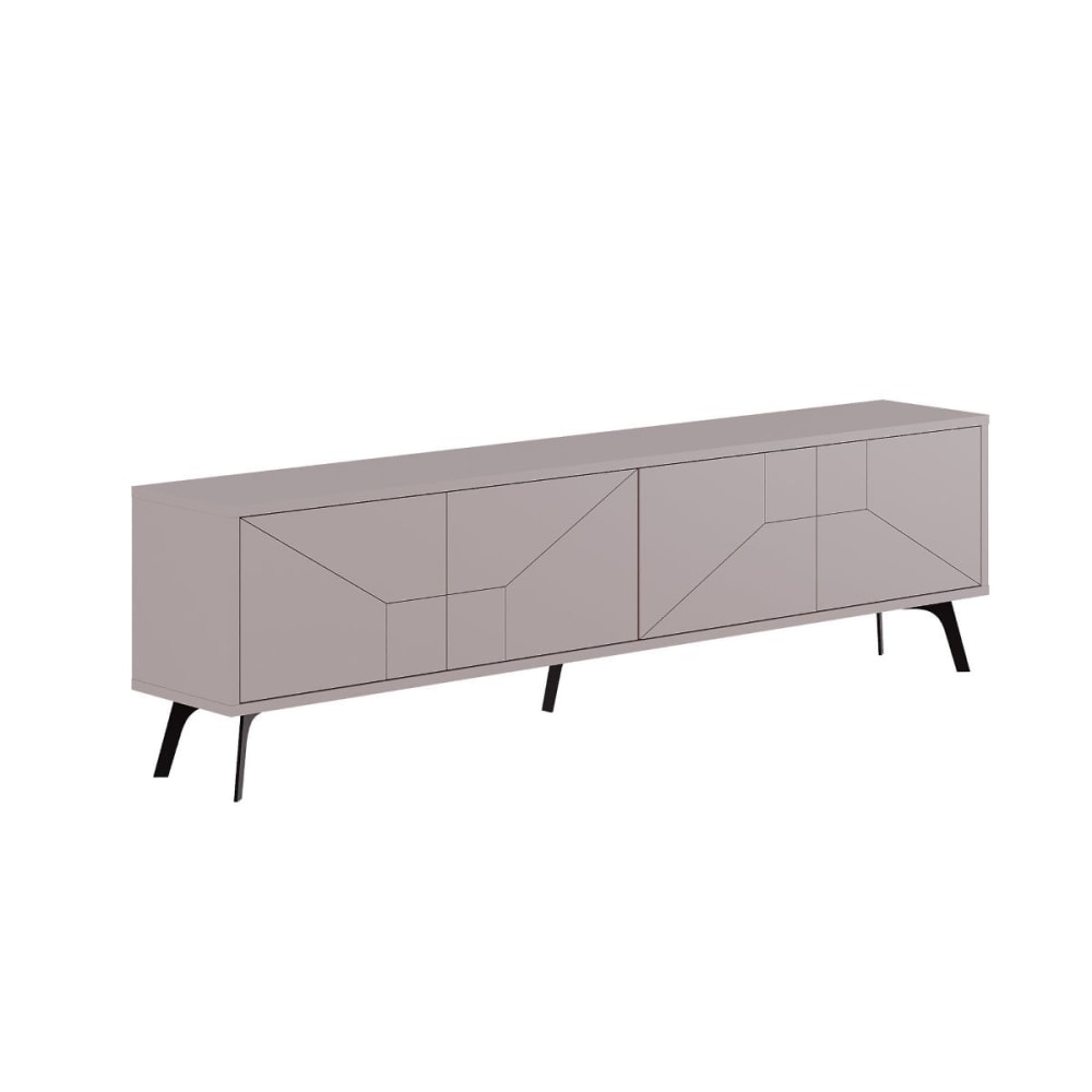 wohnli-moebel-suche-TV-Moebel-mit-4-Tueren-L180-cm-Taupe Wohnli Möbelsuche - TV-Möbel mit 4 Türen L180 cm - Taupe