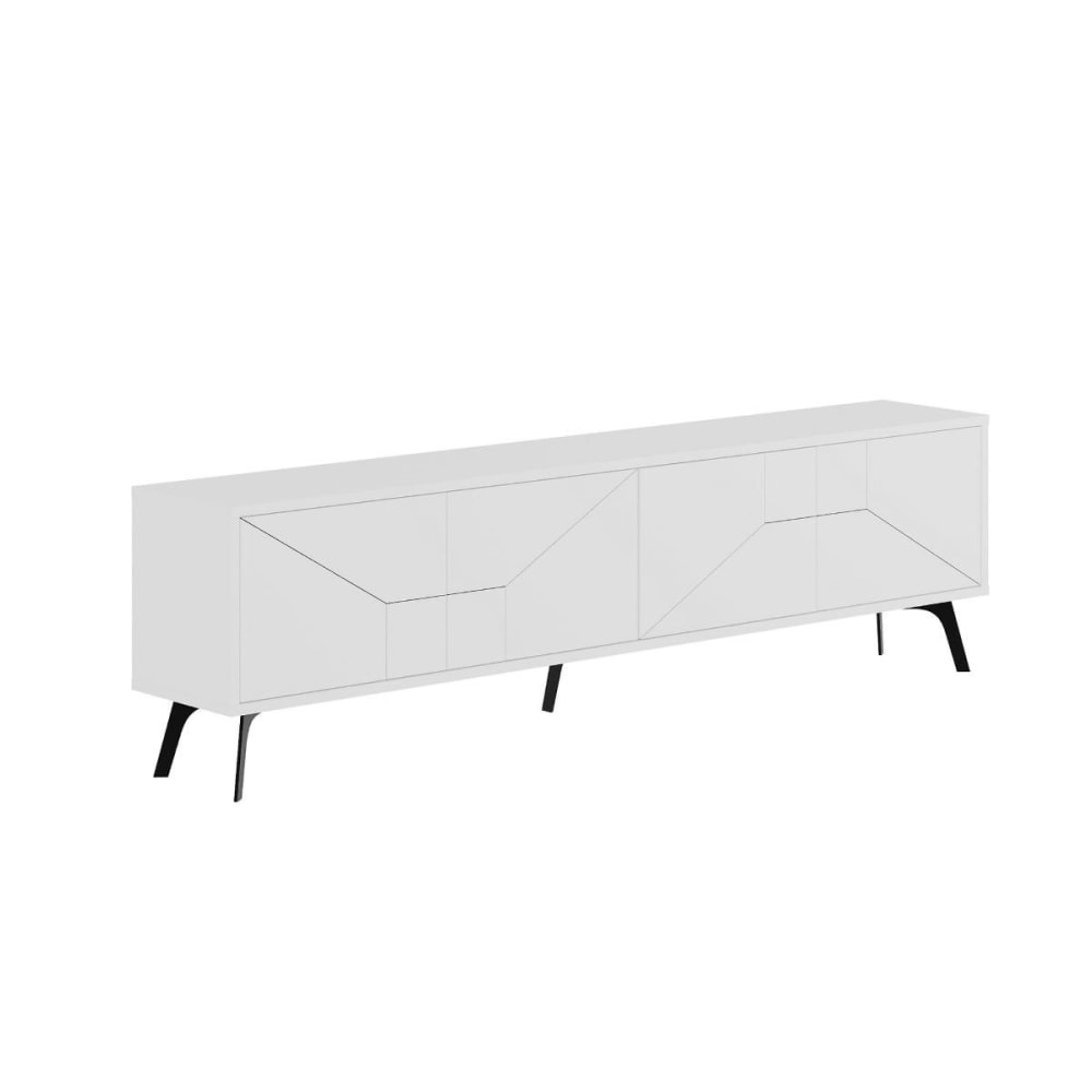 wohnli-moebel-suche-TV-Moebel-mit-4-Tueren-L180-cm-Weiss Wohnli Möbelsuche - TV-Möbel mit 4 Türen L180 cm - Weiß