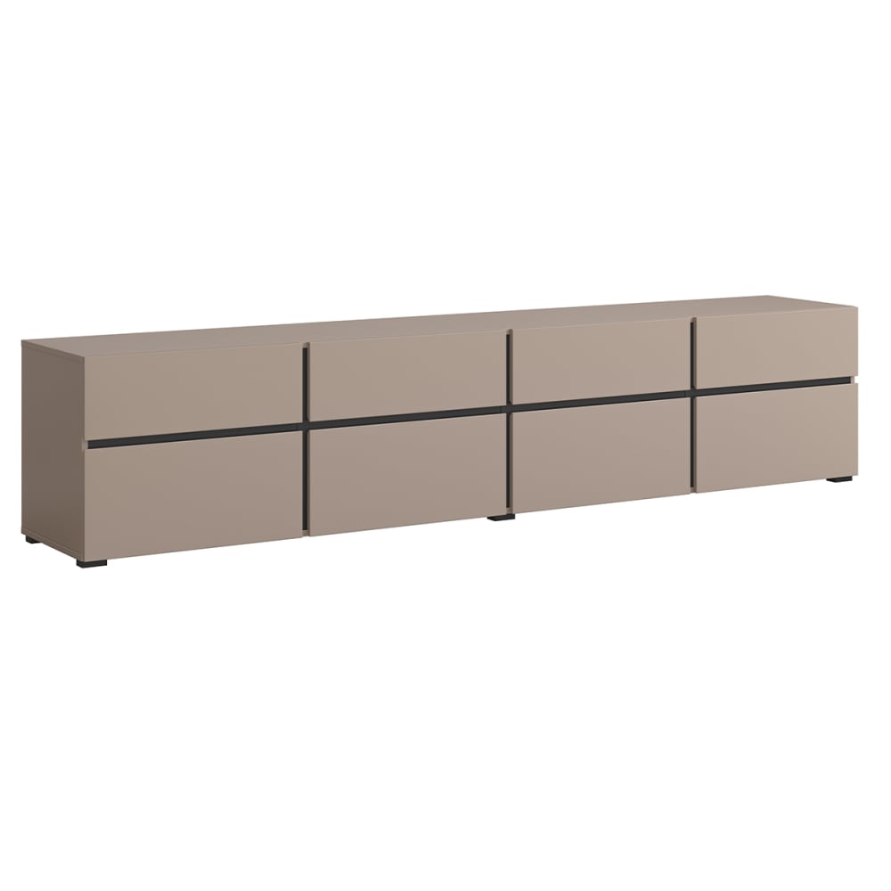 wohnli-moebel-suche-TV-Moebel-mit-4-Tueren-Taupe-225cm Wohnli Möbelsuche - TV-Möbel mit 4 Türen