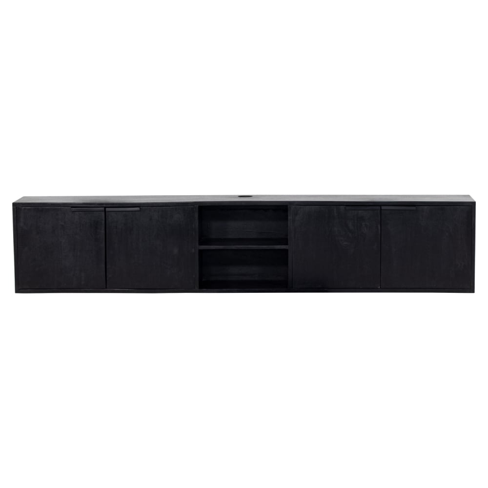 wohnli-moebel-suche-TV-Moebel-mit-5-Tueren-aus-Mangoholz-schwarz Wohnli Möbelsuche - TV-Möbel mit 5 Türen aus Mangoholz