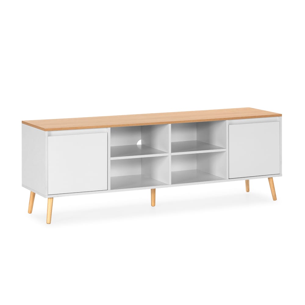 wohnli-moebel-suche-TV-Schrank-2-tueren-Weiss Wohnli Möbelsuche - TV-Schrank 2 türen Weiß