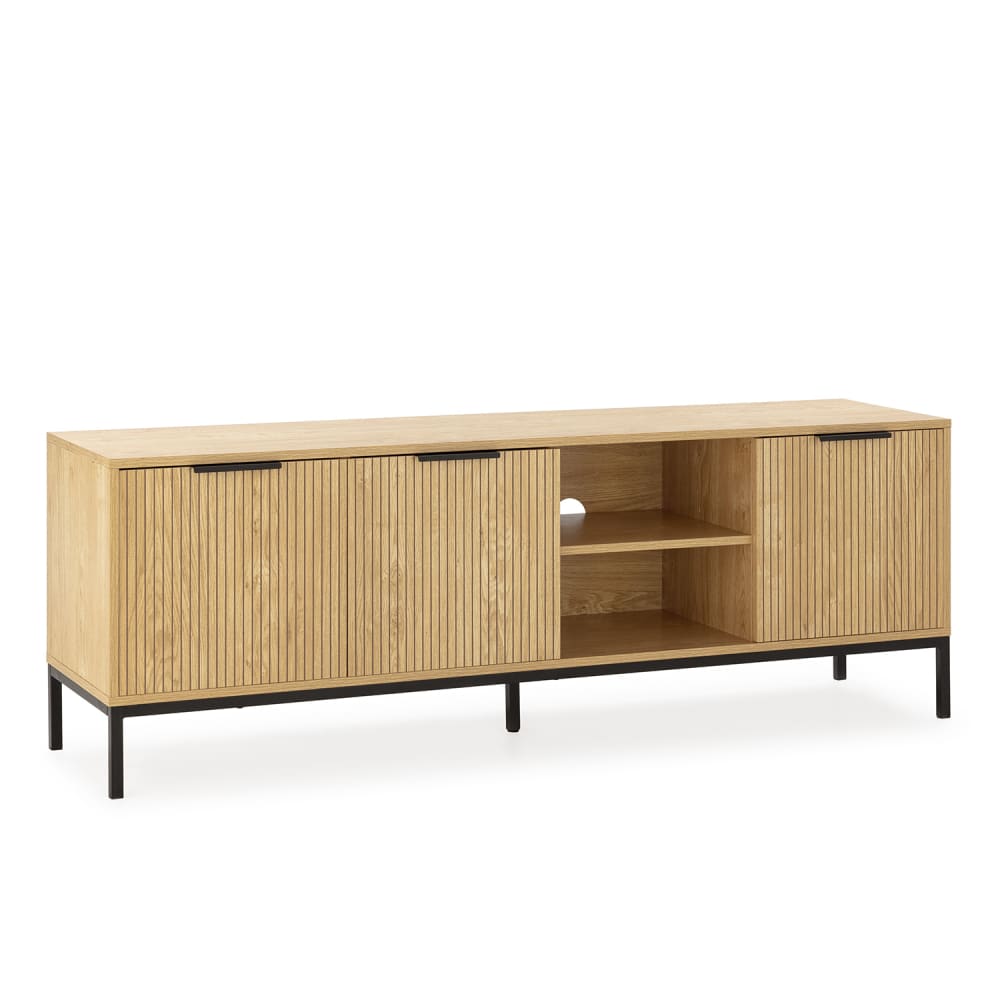 wohnli-moebel-suche-TV-Schrank-3-tueren-in-Eichenfarbe Wohnli Möbelsuche - TV-Schrank 3 türen in Eichenfarbe
