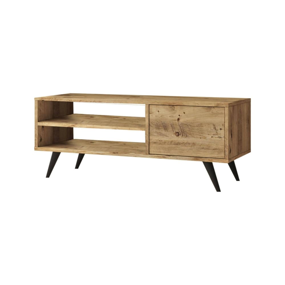 wohnli-moebel-suche-TV-Schrank-Eiche-Holzeffekt-110x40h44-cm Wohnli Möbelsuche - TV-Schrank Eiche Holzeffekt 110x40h44 cm