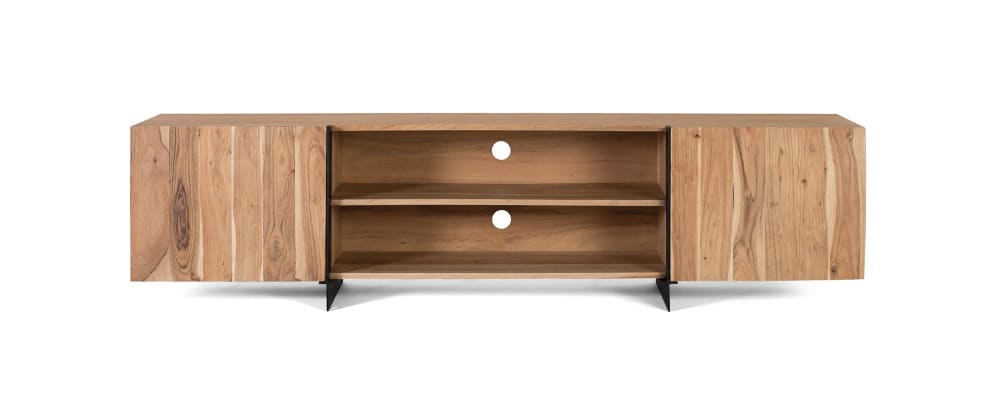 wohnli-moebel-suche-TV-Schrank-aus-Akazienholz-und-naturfarbenem-Metall Wohnli Möbelsuche - TV-Schrank aus Akazienholz und naturfarbenem Metall
