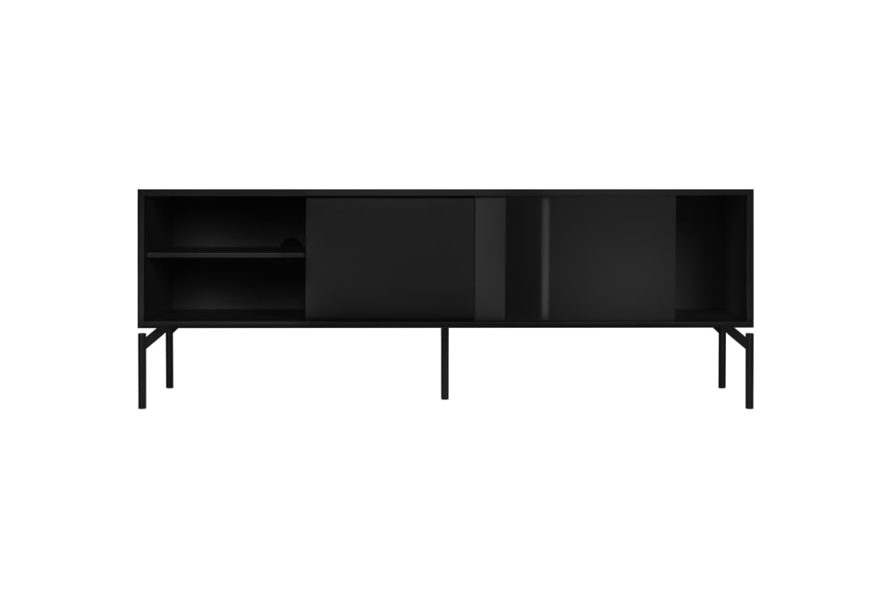 wohnli-moebel-suche-TV-Schrank-aus-Hochdrucklaminat-mit-Ornamentglastueren-schwarz Wohnli Möbelsuche - TV-Schrank aus Hochdrucklaminat mit Ornamentglastüren