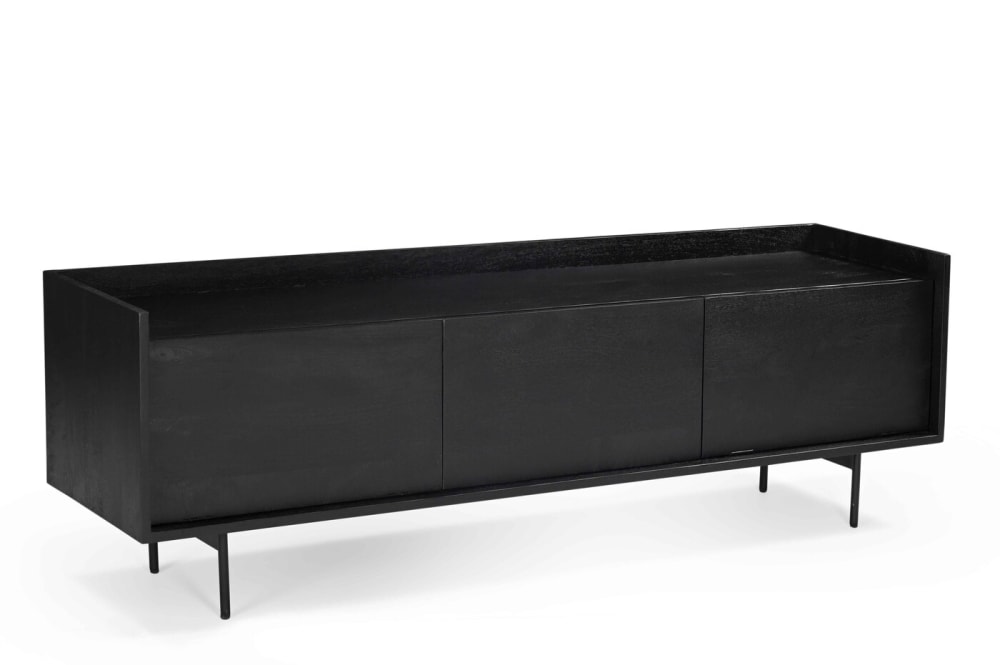 wohnli-moebel-suche-TV-Schrank-aus-Mangoholz-160cm-schwarz Wohnli Möbelsuche - TV Schrank aus Mangoholz 160cm