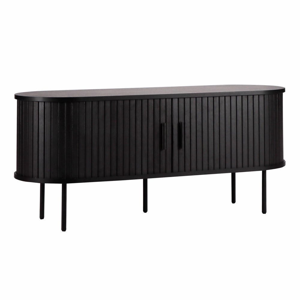 wohnli-moebel-suche-TV-Schrank-aus-Melamin-und-Stahl-120-cm-schwarz Wohnli Möbelsuche - TV-Schrank aus Melamin und Stahl 120 cm schwarz